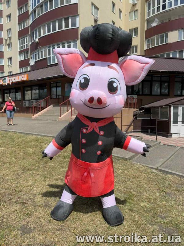 Аниматорский костюм надувной - ходячий щит бренда 240 см 4 часа работы